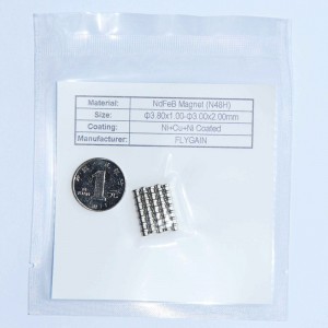 Tovární velkoobchodní cena tenkého mikro precizního magnetu pro senzory